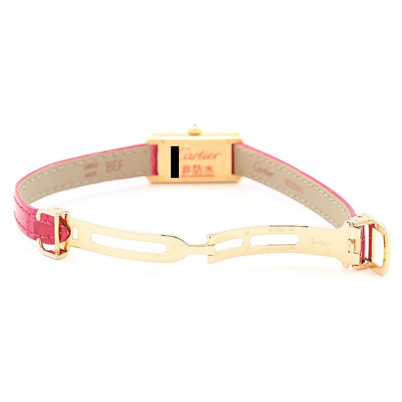 【中古】CARTIER TANK ALLONGEE SMALL MODEL カルティエ タンク アロンジェ SM WB300531 (1380)
