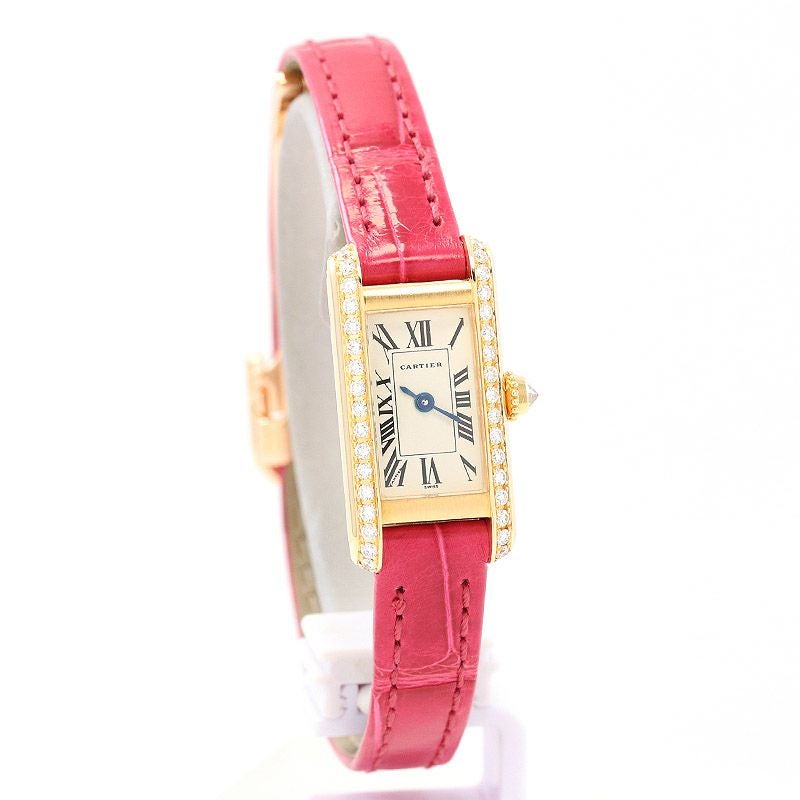 【中古】CARTIER TANK ALLONGEE SMALL MODEL カルティエ タンク アロンジェ SM WB300531 (1380)