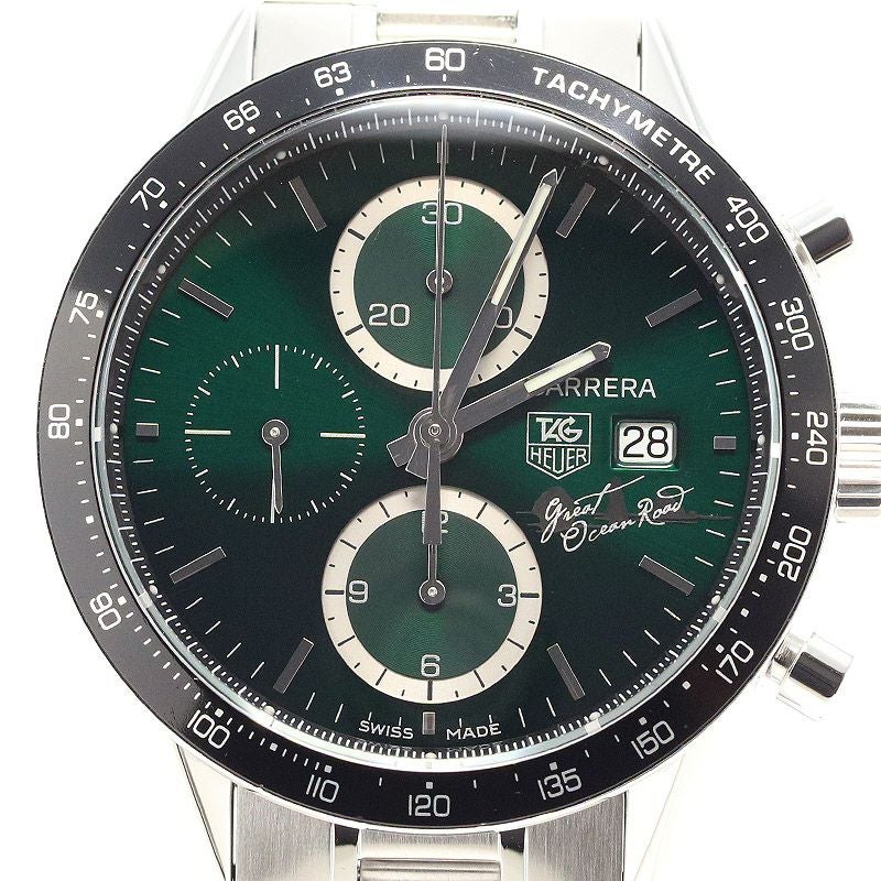 【中古】TAG HEUER CARRERA CALIBRE 16 CHRONOGRAPH GREAT OCEAN ROAD タグ・ホイヤー カレラ クロノグラフ グレートオーシャンロード 日本限定 CV201F.BA0794