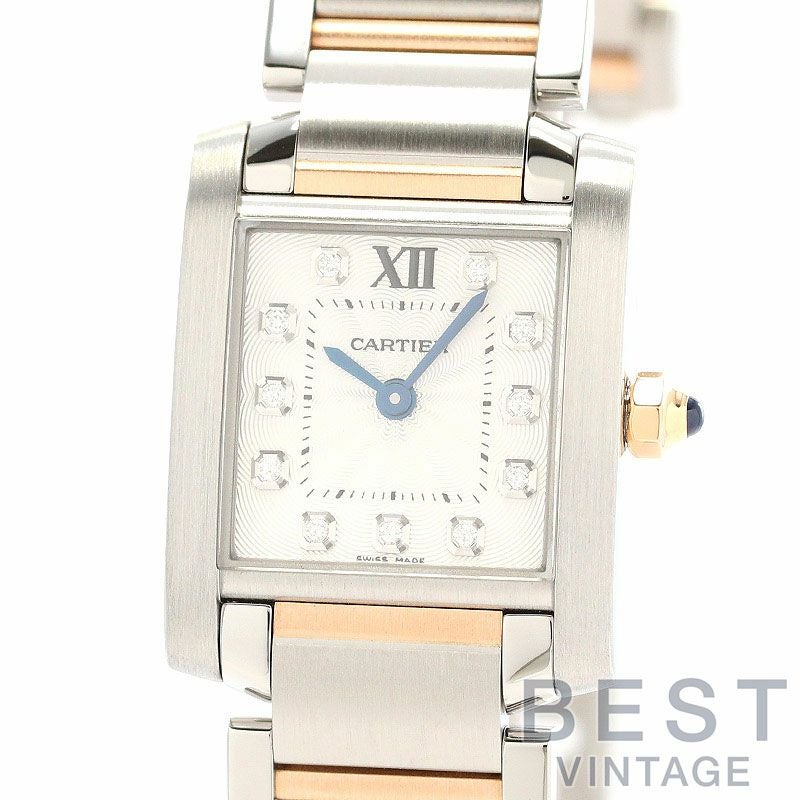 【中古】CARTIER TANK FRANCAISE SMALL MODEL カルティエ タンク フランセーズ SM WE110004