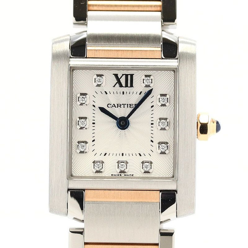【中古】CARTIER TANK FRANCAISE SMALL MODEL カルティエ タンク フランセーズ SM WE110004