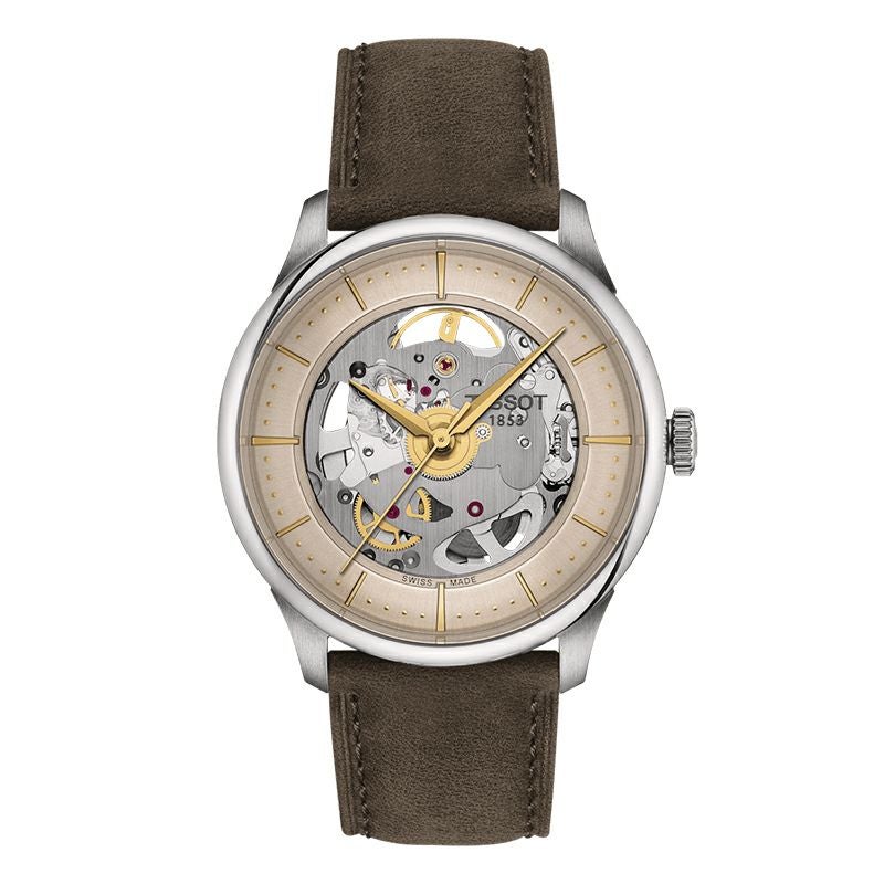 TISSOT Chemin Des Tourelles Skeleton ティソ シュマン・デ・トゥレル スケルトン T139.836.16.261.00