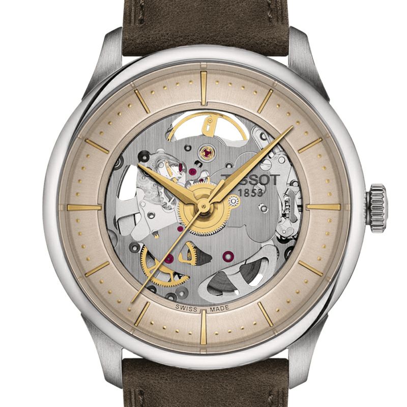 TISSOT Chemin Des Tourelles Skeleton ティソ シュマン・デ・トゥレル スケルトン T139.836.16.261.00