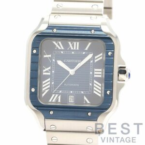 【中古】CARTIER SANTOS DE CARTIER LARGE MODEL カルティエ サントス ドゥ カルティエ LM WSSA0048