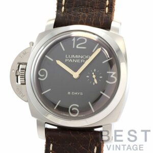 【中古】OFFICINE PANERAI LUMINOR 1950 LEFT-HANDED 8 DAYS TITANIO LIMITED オフィチーネ・パネライ ルミノール 1950 レフトハンド 8デイズ チタニオ 47MM 1000本限定 PAM00368