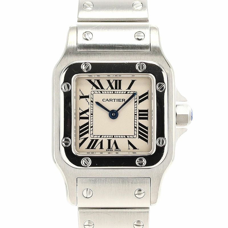 【中古】CARTIER SANTOS GALBEE SMALL MODEL カルティエ サントスガルベ SM W20056D6