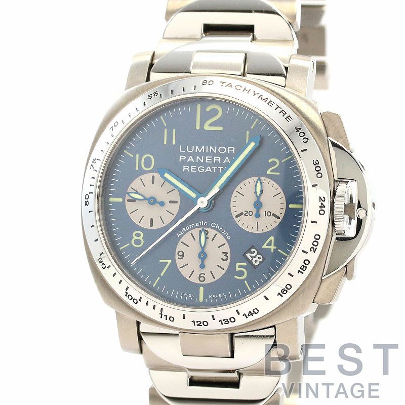 【中古】OFFICINE PANERAI LUMINOR CHRONO LAUREUS REGATTA 2003 40MM オフィチーネ・パネライ ルミノール クロノ ローレウス レガッタ 2003 40MM PAM00168