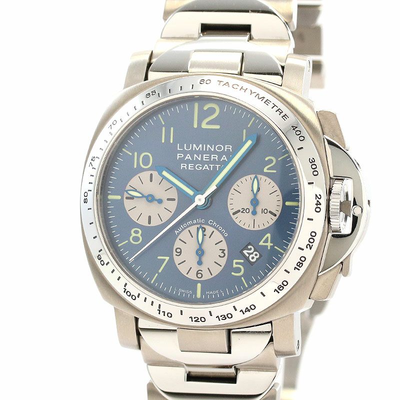 【中古】OFFICINE PANERAI LUMINOR CHRONO LAUREUS REGATTA 2003 40MM オフィチーネ・パネライ ルミノール クロノ ローレウス レガッタ 2003 40MM PAM00168