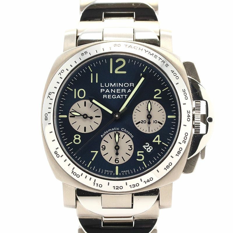 【中古】OFFICINE PANERAI LUMINOR CHRONO LAUREUS REGATTA 2003 40MM オフィチーネ・パネライ ルミノール クロノ ローレウス レガッタ 2003 40MM PAM00168