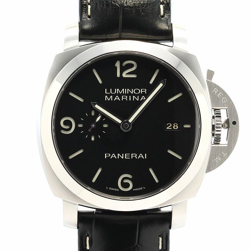 【中古】OFFICINE PANERAI LUMINOR MARINA 1950 3 DAYS AUTOMATIC ACCIAIO オフィチーネ・パネライ ルミノール マリーナ 1950 3デイズ オートマティック アッチャイオ 44MM PAM00312