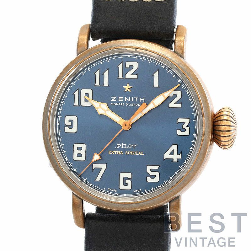 【中古】ZENITH PILOT TYPE 20 EXTRA SPECIAL ゼニス パイロット タイプ20 エクストラ スペシャル ブロンズ 40MM 29.1940.679/57.C808