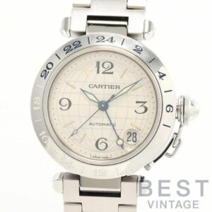 【中古】CARTIER PASHA C DE CARTIER MERIDIAN カルティエ パシャ C ドゥ カルティエ メリディアン W31078M7
