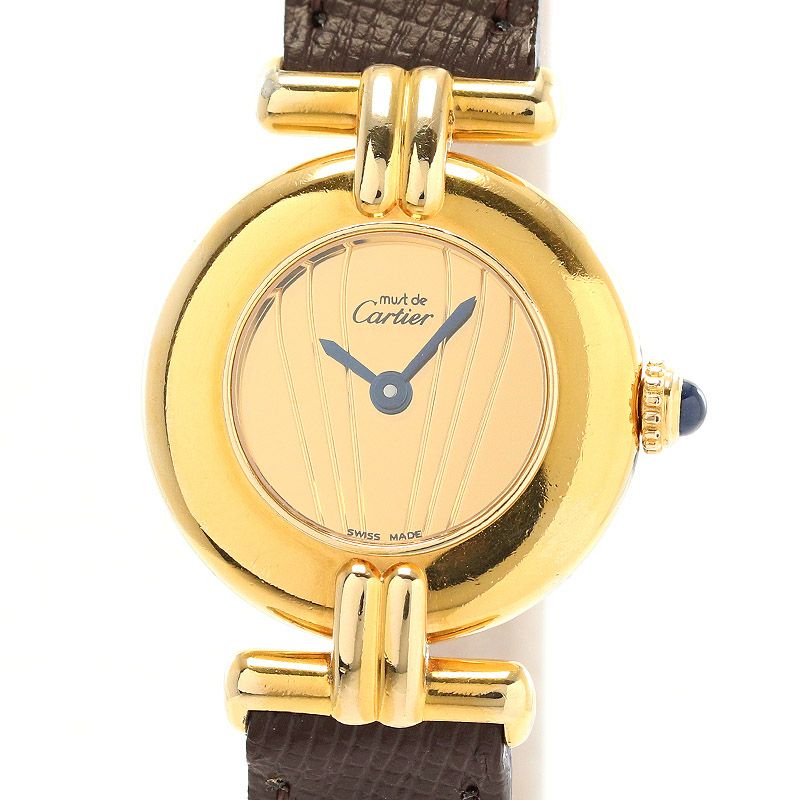 【中古】CARTIER MUST COLISEE VERMEIL SMALL MODEL カルティエ マスト コリゼ ヴェルメイユ SM W1000553 (590002)