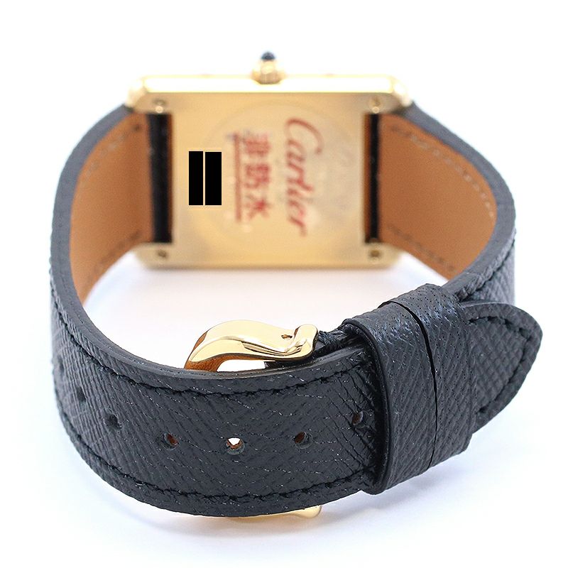 【中古】CARTIER MUST TANK SMALL MODEL ONYX DIAL カルティエ マストタンクSM オニキスダイヤル 84919923