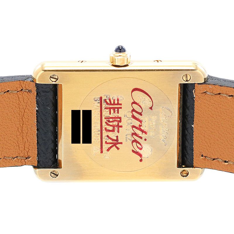 【中古】CARTIER MUST TANK SMALL MODEL ONYX DIAL カルティエ マストタンクSM オニキスダイヤル 84919923