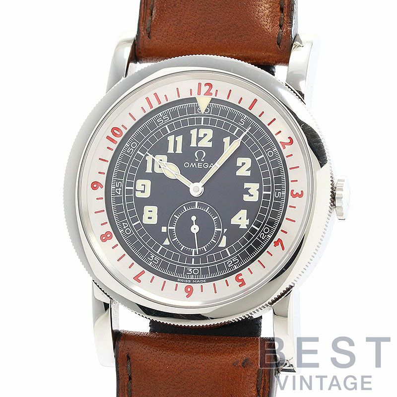 【中古】OMEGA SPECIALITIES MUSEUM COLLECTION 1938 AVIATOR REEDITIO?N オメガ スペシャリティーズ ミュージアム コレクション アヴィエーター リエディション 5700.50.07