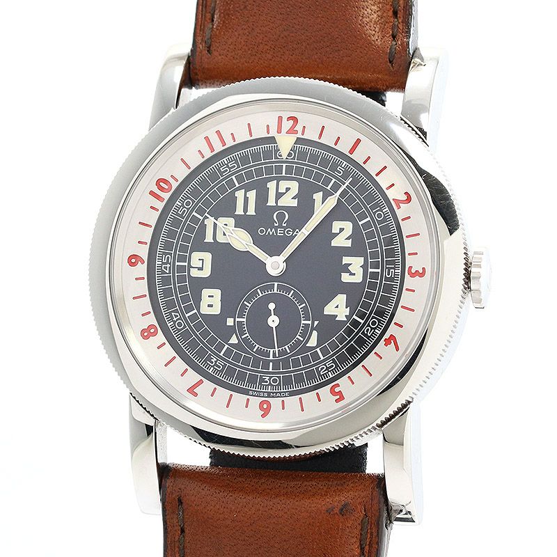 【中古】OMEGA SPECIALITIES MUSEUM COLLECTION 1938 AVIATOR REEDITIO?N オメガ スペシャリティーズ ミュージアム コレクション アヴィエーター リエディション 5700.50.07