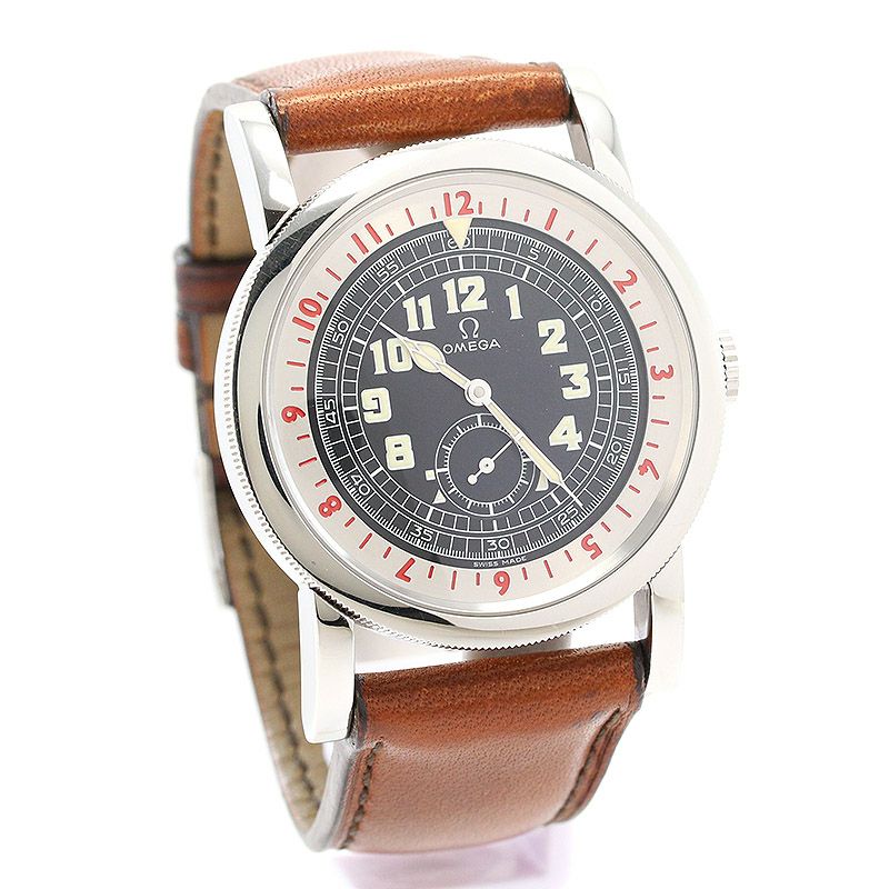 【中古】OMEGA SPECIALITIES MUSEUM COLLECTION 1938 AVIATOR REEDITIO?N オメガ スペシャリティーズ ミュージアム コレクション アヴィエーター リエディション 5700.50.07