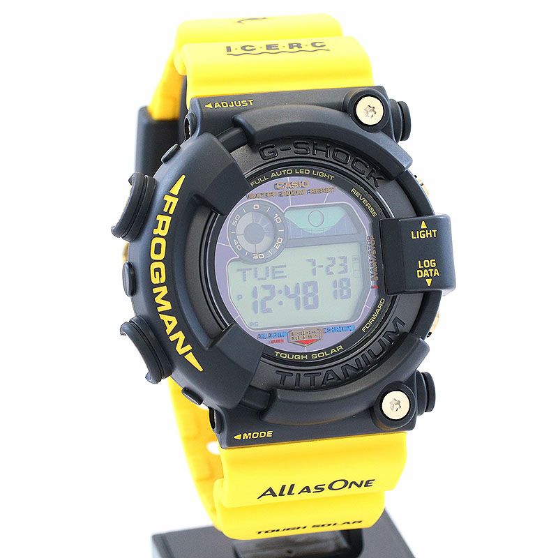 【中古】CASIO G-SHOCK MASTER OF G SEA FROGMAN ICERC JAPAN カシオ Gショック マスターオブG 海 フロッグマン アイサーチ・ジャパン コラボレーション 2023 イルクジ GW-8200K-9JR