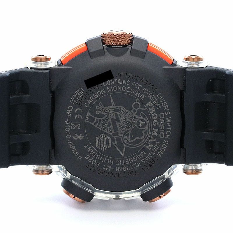 【中古】CASIO G-SHOCK FROGMAN BORNEO RAINBOW TOAD カシオ Gショック フロッグマン ボルネオ・レインボー・トード GWF-A1000BRT-1AJR