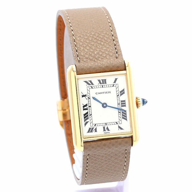 【中古】CARTIER TANK LOUIS CARTIER LARGE MODEL PARIS DIAL カルティエ タンク ルイ カルティエ LM PARISダイヤル 81720552 (78086)