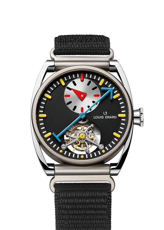 LOUIS ERARD Noirmont X Alain Silberstein Regulator Tourbillon Black ルイ・エラール ノワールモン X アラン・シルベスタイン レギュレーター トゥールビヨン ブラック LE89356TT02BTT82