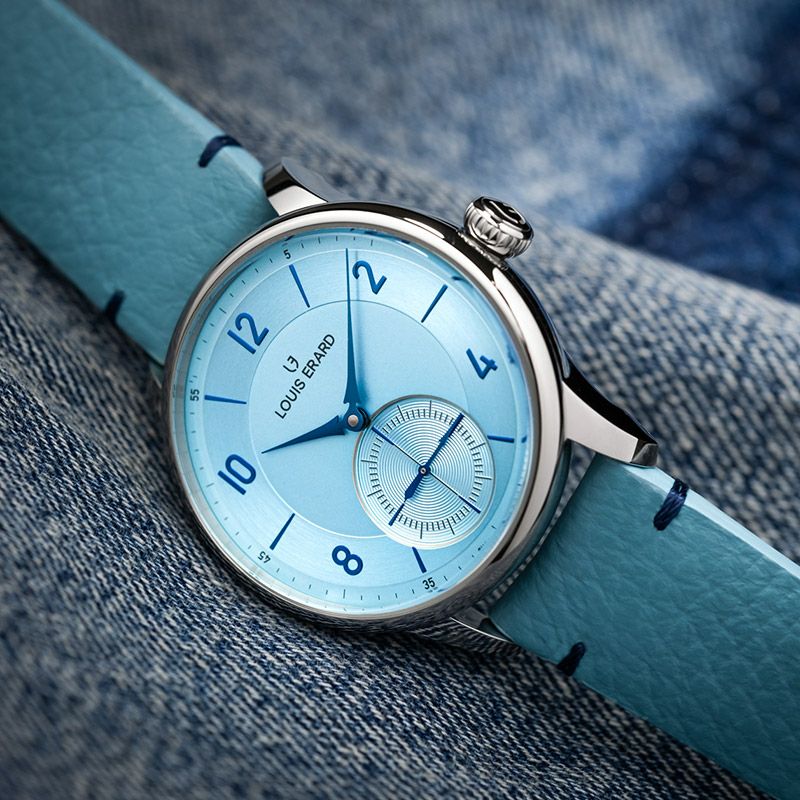 LOUIS ERARD Noirmont Small Second color dial ルイ・エラール ノワールモン スモールセコンド カラーダイアル LE34248AA08BVA141