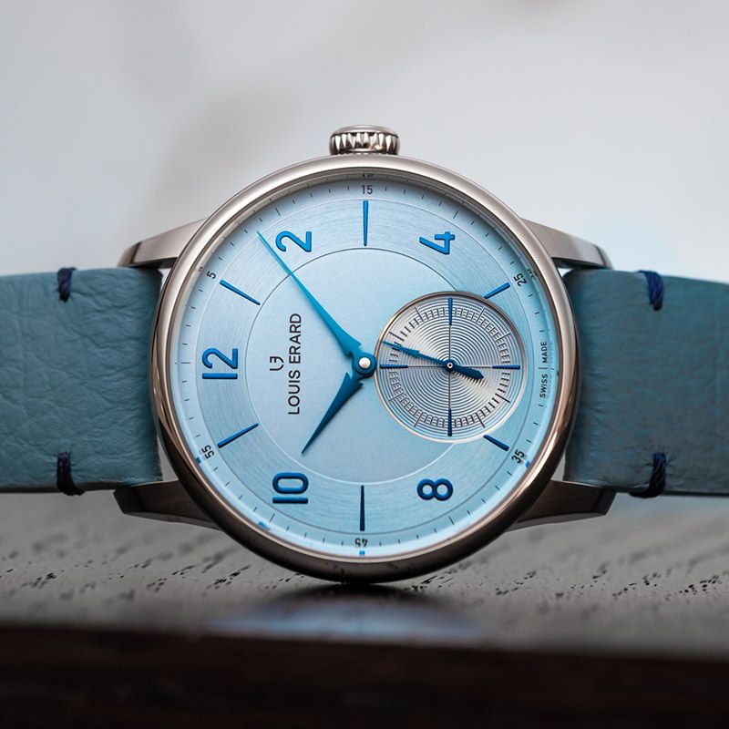 LOUIS ERARD Noirmont Small Second color dial ルイ・エラール ノワールモン スモールセコンド カラーダイアル LE34248AA08BVA141