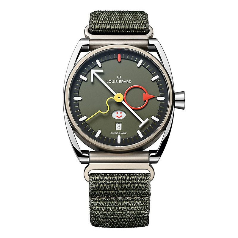 LOUIS ERARD Noirmont X Alain Silberstein Smile Days Khaki ルイ・エラール ノワールモン X アラン・シルベスタイン スマイルデイズ カーキ LE75357TT06BTT89