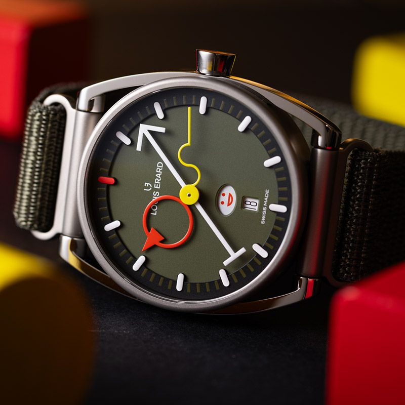 LOUIS ERARD Noirmont X Alain Silberstein Smile Days Khaki ルイ・エラール ノワールモン X アラン・シルベスタイン スマイルデイズ カーキ LE75357TT06BTT89