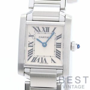 【中古】CARTIER TANK FRANCAISE SMALL MODEL カルティエ タンク フランセーズ SM W51008Q3