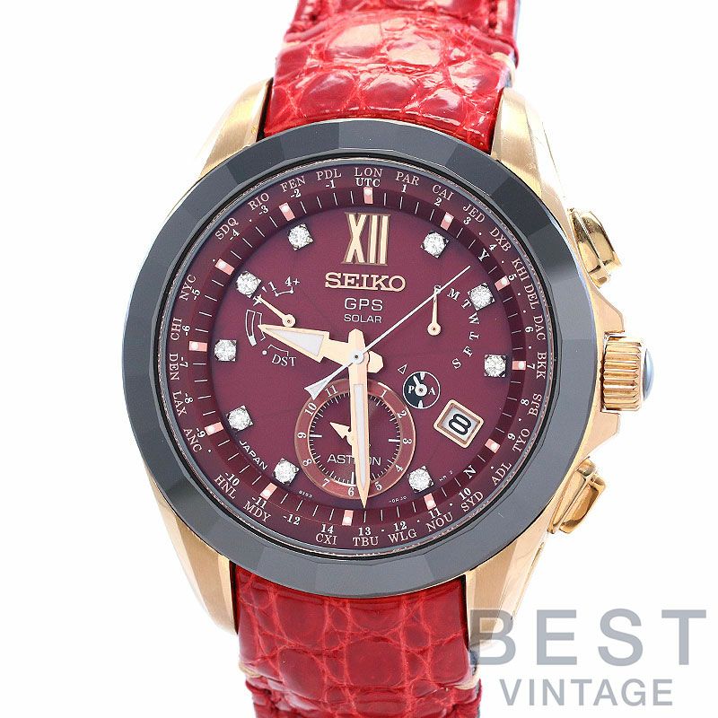 【中古】SEIKO ASTRON 8X SERIES DUAL-TIME DIAMOND LIMITED セイコー アストロン 8Xシリーズ デュアルタイム ダイヤモンド限定モデル SBXB080 (8X53-0AM0-2)