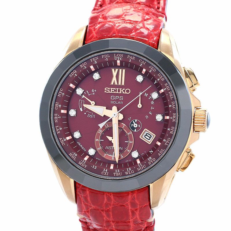 【中古】SEIKO ASTRON 8X SERIES DUAL-TIME DIAMOND LIMITED セイコー アストロン 8Xシリーズ デュアルタイム ダイヤモンド限定モデル SBXB080 (8X53-0AM0-2)