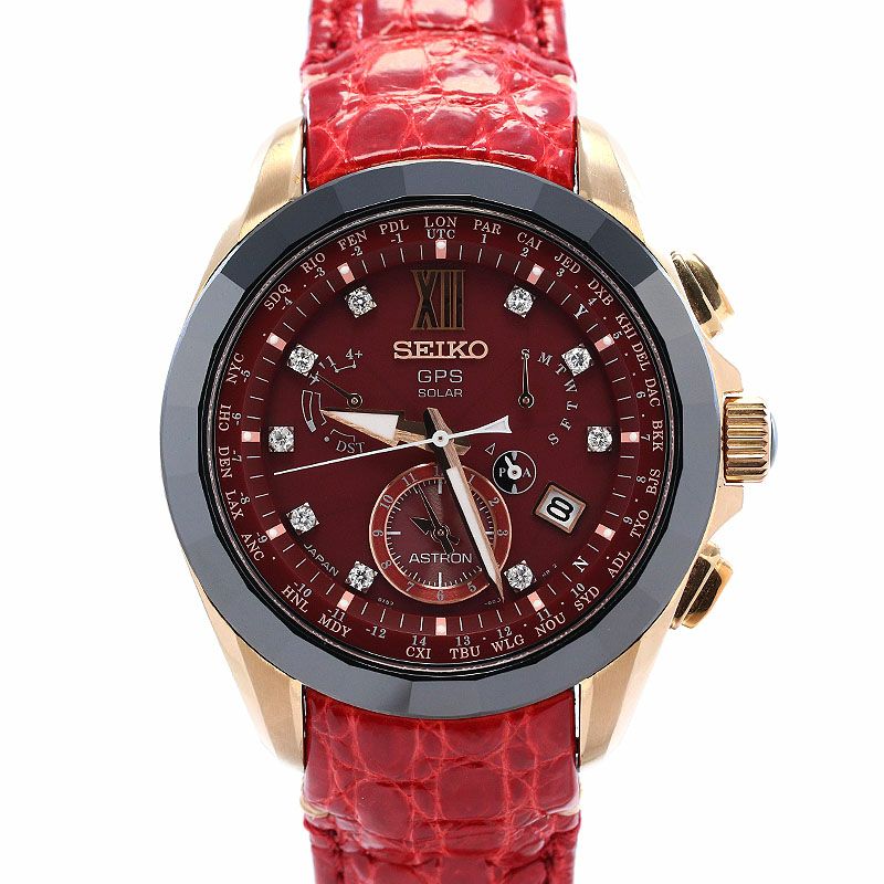 【中古】SEIKO ASTRON 8X SERIES DUAL-TIME DIAMOND LIMITED セイコー アストロン 8Xシリーズ デュアルタイム ダイヤモンド限定モデル SBXB080 (8X53-0AM0-2)