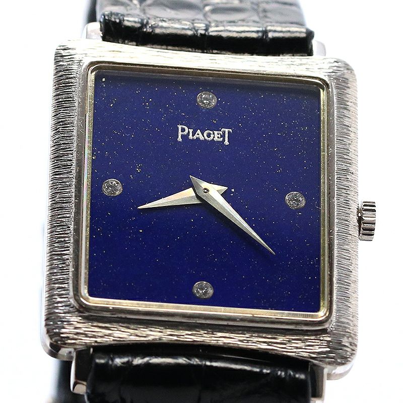【中古】PIAGET VINTAGE RECTANGULAR WATCH LAPIS LAZULI DIAL ピアジェ ヴィンテージ レクタンギュラー ウォッチ ラピスラズリダイヤル 9254