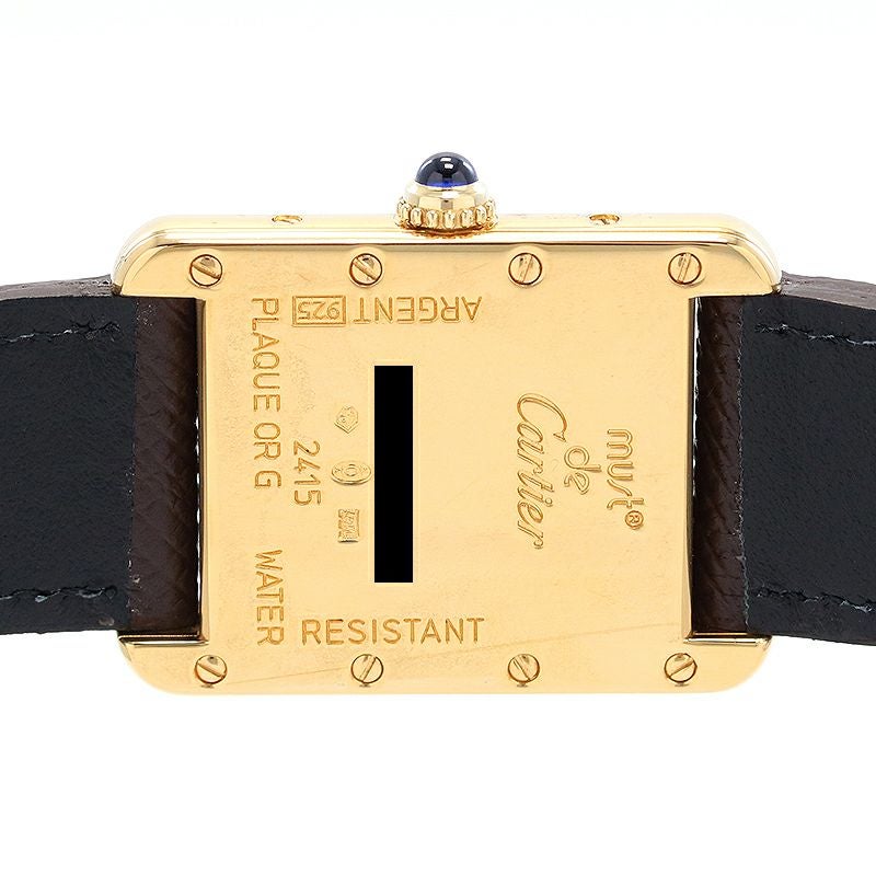 【中古】CARTIER MUST TANK SMALL MODEL VERMEIL カルティエ マストタンクSM ヴェルメイユ W1013654