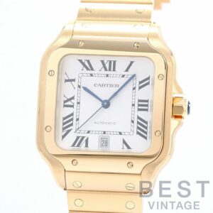 【中古】CARTIER SANTOS DE CARTIER LARGE MODEL カルティエ サントス ドゥ カルティエ LM WGSA0029