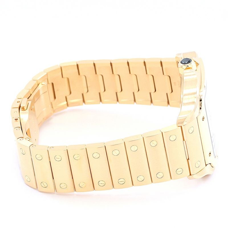 【中古】CARTIER SANTOS DE CARTIER LARGE MODEL カルティエ サントス ドゥ カルティエ LM WGSA0029