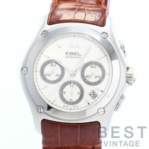 【中古】EBEL CLASSIC WAVE CHRONOGRAPH エベル クラシック ウェーブ クロノグラフ E9126F41