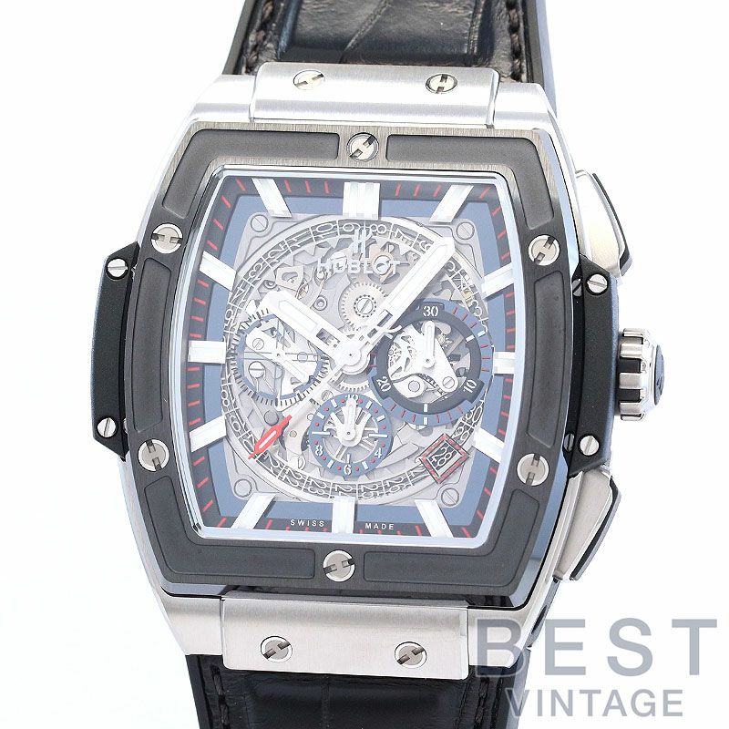 【中古】HUBLOT SPIRIT OF BIG BANG TITANIUM CERAMIC ウブロ スピリット オブ ビッグ・バン チタニウム セラミック 601.NM.0173.LR