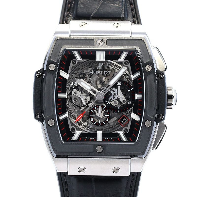 【中古】HUBLOT SPIRIT OF BIG BANG TITANIUM CERAMIC ウブロ スピリット オブ ビッグ・バン チタニウム セラミック 601.NM.0173.LR