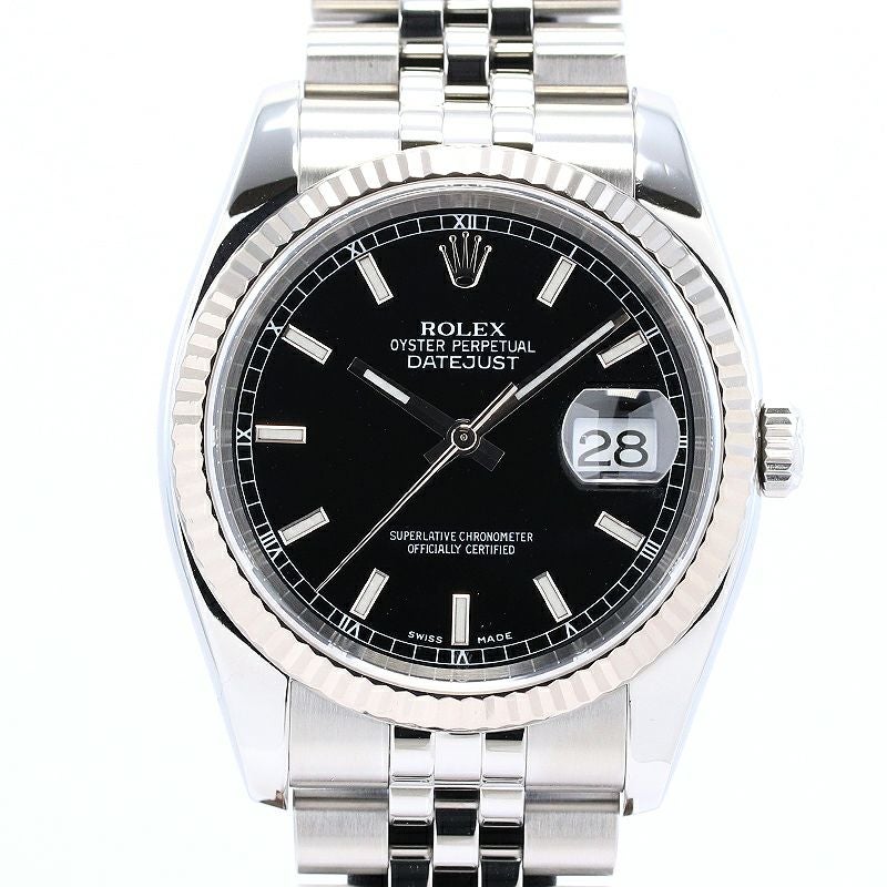【中古】ROLEX OYSTER PERPETUAL DATE JUST ロレックス オイスターパーペチュアル デイトジャスト M116234-0085