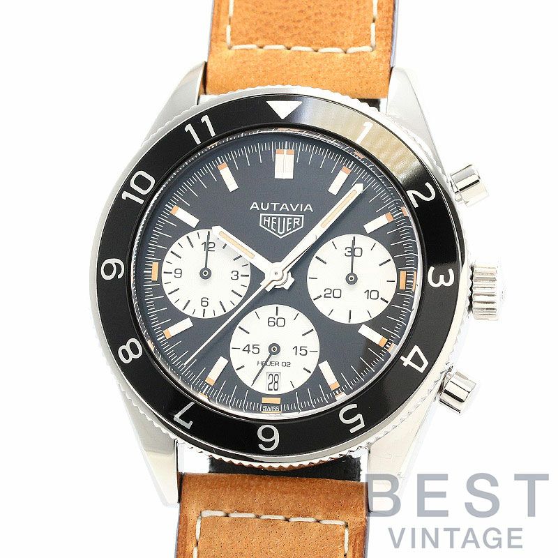 【中古】TAG HEUER AUTAVIA HEUER HERITAGE CALIBRE HEUER 02 CHRONOGRAPH タグ・ホイヤー オータヴィア ヘリテージ キャリバー ホイヤー02 クロノグラフ CBE2110.FC8226