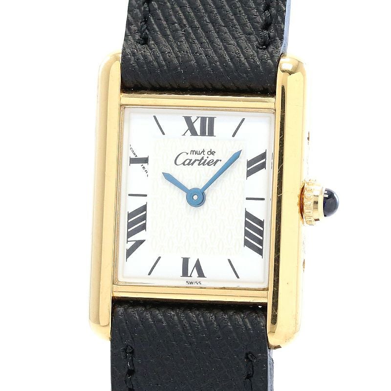 【中古】CARTIER MUST TANK SMALL MODEL VERMEIL カルティエ マストタンク SM ヴェルメイユ W1009654