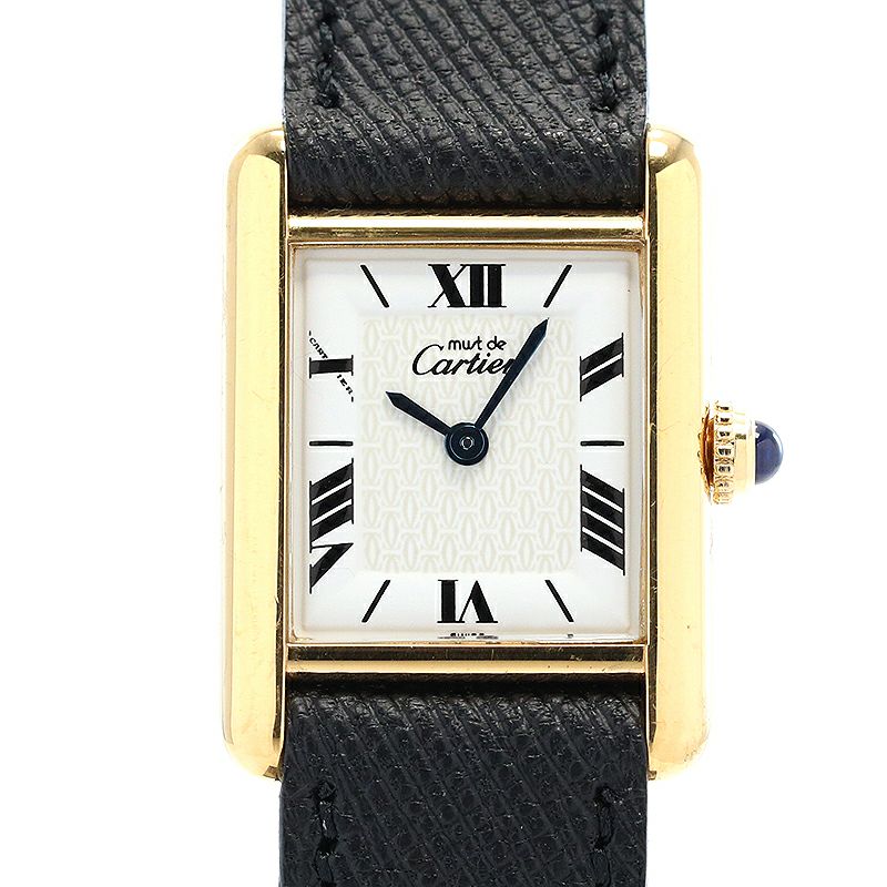 【中古】CARTIER MUST TANK SMALL MODEL VERMEIL カルティエ マストタンク SM ヴェルメイユ W1009654