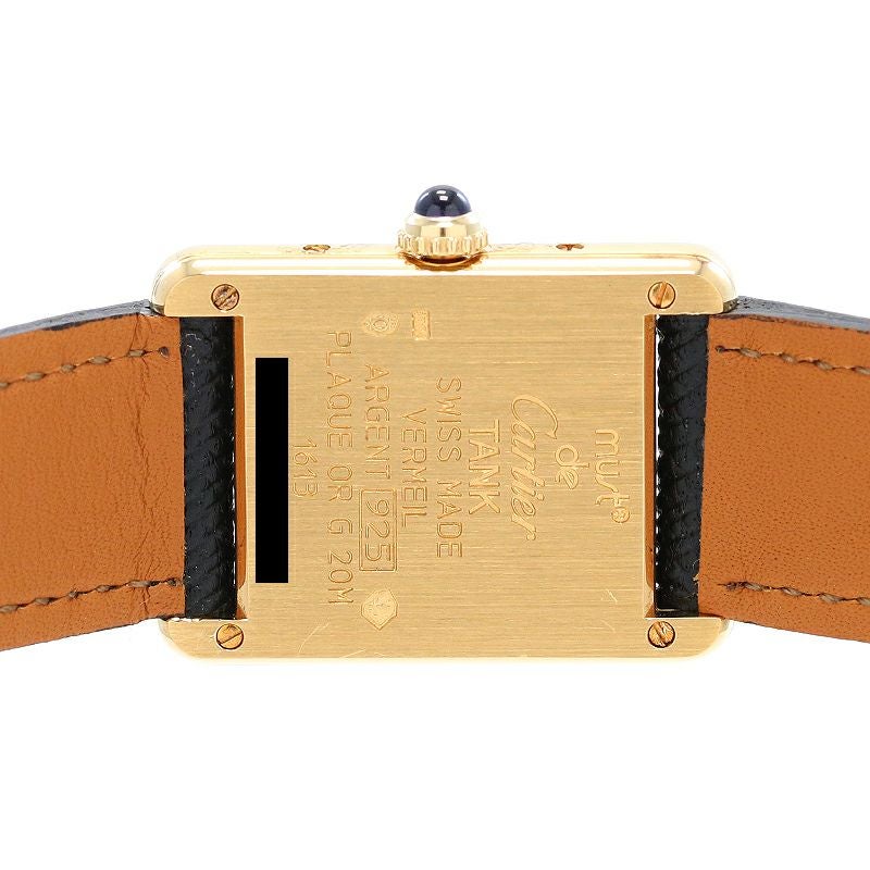 【中古】CARTIER MUST TANK SMALL MODEL VERMEIL カルティエ マストタンク SM ヴェルメイユ W1009654