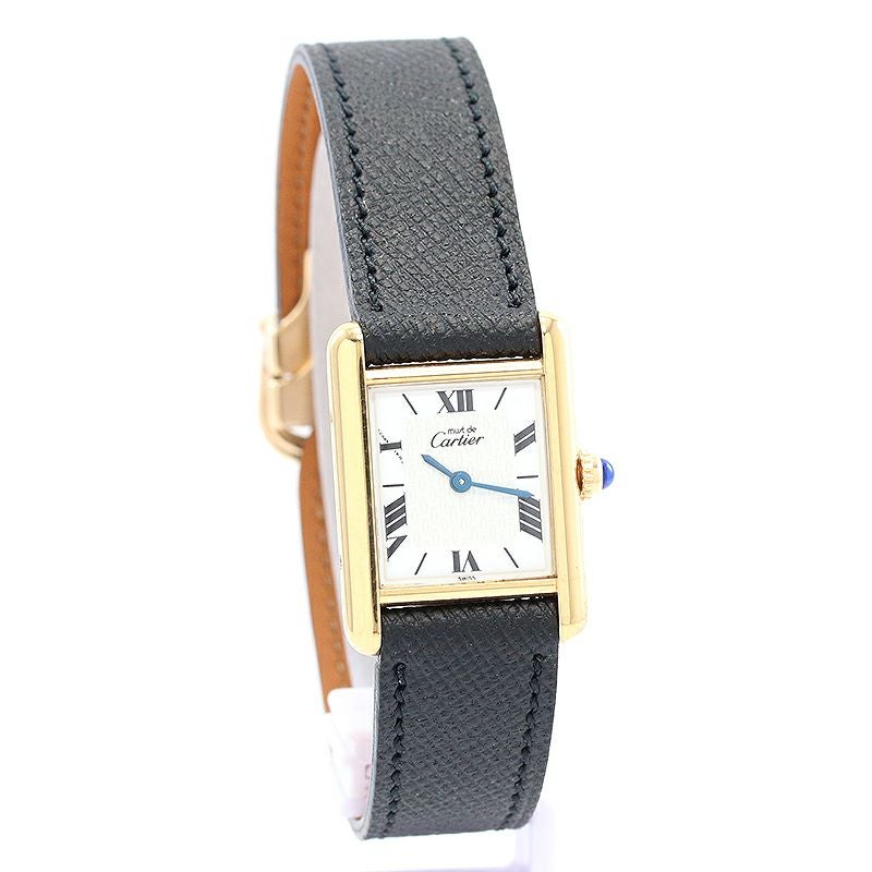 【中古】CARTIER MUST TANK SMALL MODEL VERMEIL カルティエ マストタンク SM ヴェルメイユ W1009654