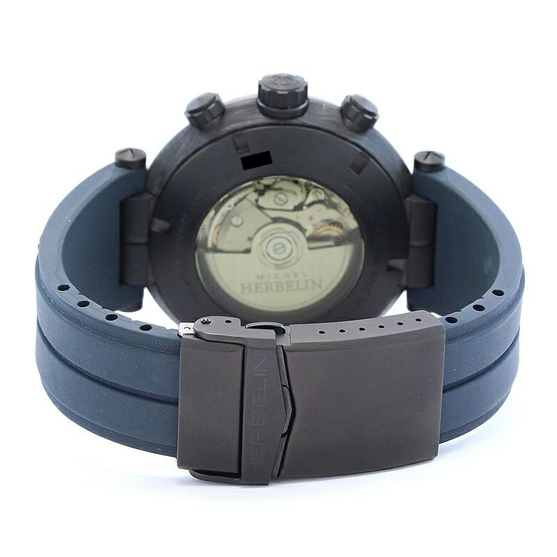 【中古】HERBELIN NEWPORT REGATE CARBON エルブラン ニューポート レガッタ カーボン 288/CN45CB