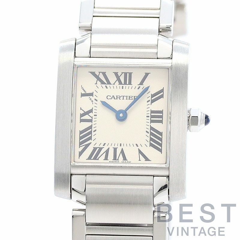 【中古】CARTIER TANK FRANCAISE SMALL MODEL カルティエ タンク フランセーズ SM W51008Q3