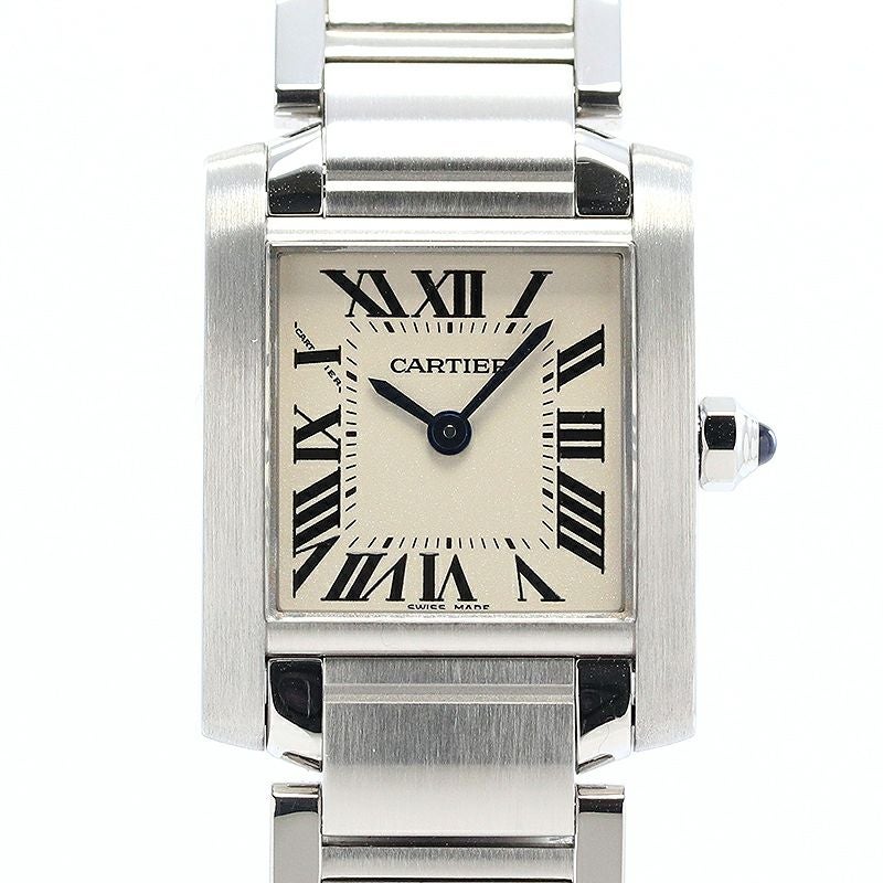 【中古】CARTIER TANK FRANCAISE SMALL MODEL カルティエ タンク フランセーズ SM W51008Q3